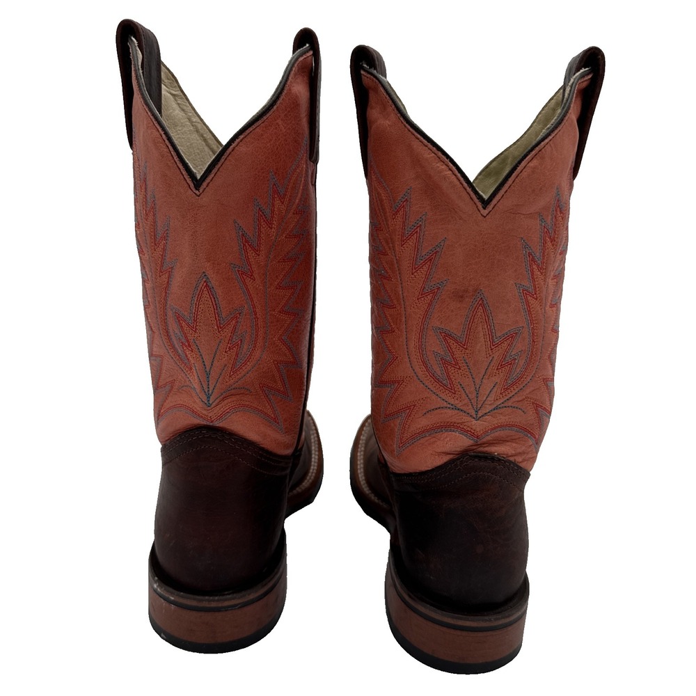 Corral/Brown,Brahma, two toned, Western cowboy Boot Size 7 woman, stampede - Picture 8 of 16